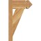 Ekena Millwork Traditional Arts & Crafts Rough Sawn Outlooker, Western Red Cedar, 6"W x 12"D x 20"H OUT06X12X20TRA03RWR - alternate 3